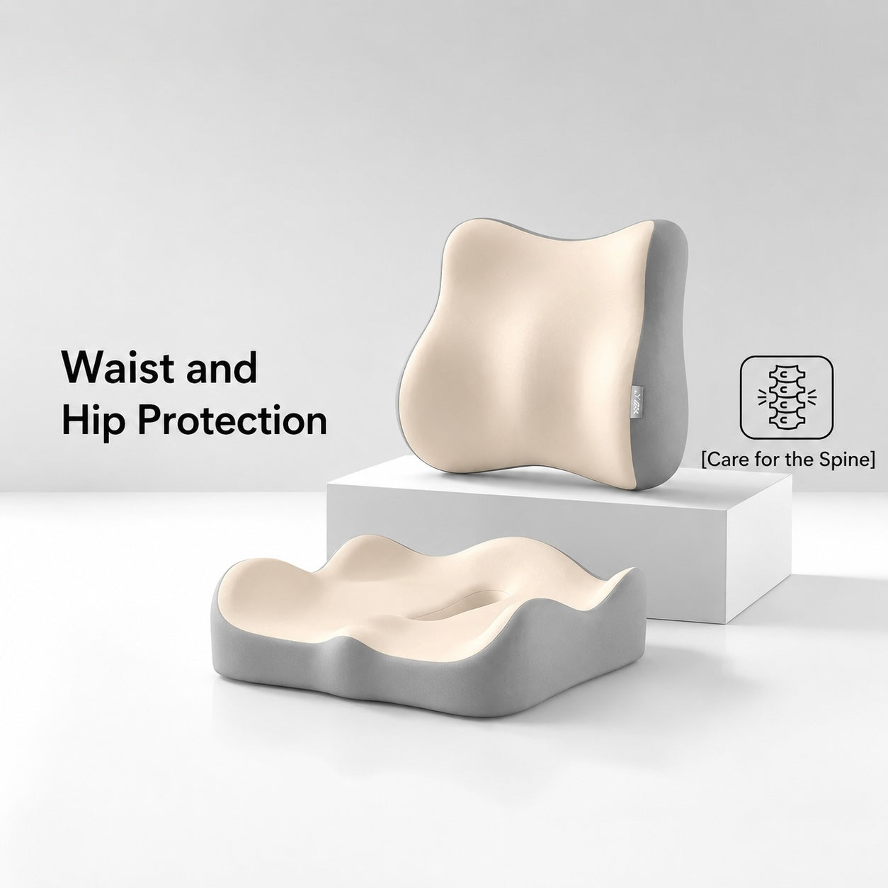 Memory Foam Lumbar Cushion - Support Your Back!